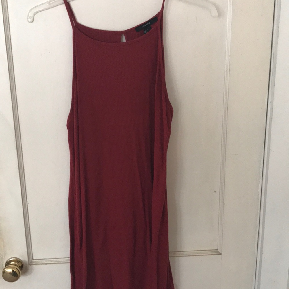 Red min dress
